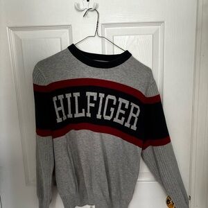 Tommy Hilfiger Gray Crewneck Sweater